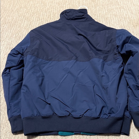 Patagonia Blue and Teal Zip-Up Bomber Jacket XS - Picture 3 of 4